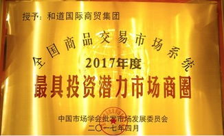 隆基泰和和道國際商貿(mào)集團(tuán)近日連獲多項全國殊榮